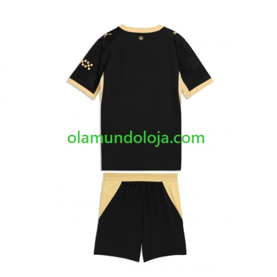 Camisola Manchester City Criança Equipamento Segundo 2026-2027 Manga Curta